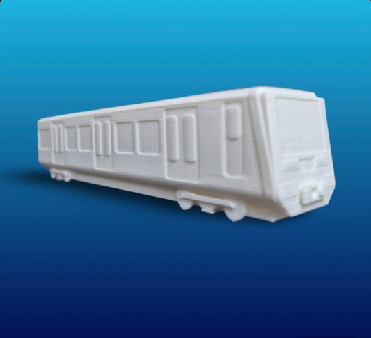 Mini Train BERLINER S BAHN 3D Druck  | Ready to Paint / Grundiert