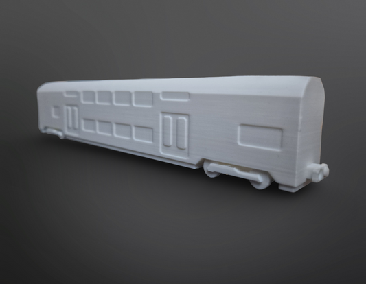 Mini Train RRX Mittelteil 3D Druck | Ready to Paint / Grundiert